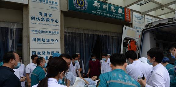 鄭大一附院河醫院區轉移重癥患者