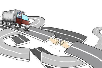 水泥墩成“攔路虎” “斷頭路”梗阻長三角大流通