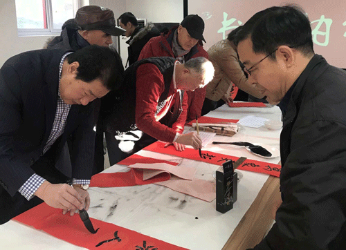 著名書法家劉俊京寄語“紫金·建國門”頻道