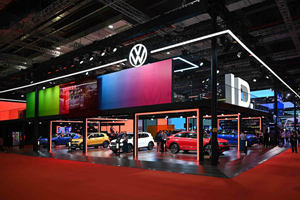 大眾汽車漂亮的展臺